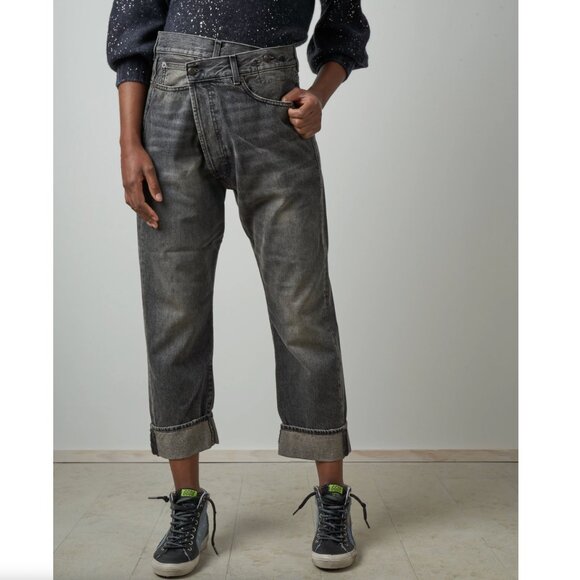 R13 Crossover Jeans Leyton Black - Picture 3 of 16